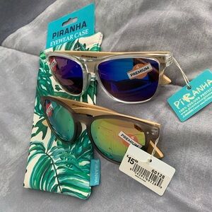 PIRANHA sunglasses and case brand new